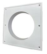 Фланец 200х200 мм квадратный на трубу 160 мм, ФКВ 160 для присоединения воздуховодов