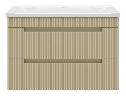 Тумба под раковину Brevita Ariana 80 подвесная (капучино)
