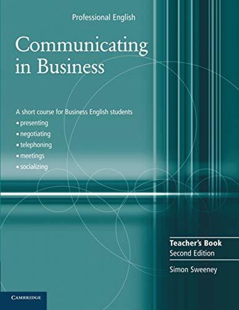 Communicating in Business Second edition Teacher&#39;s Book