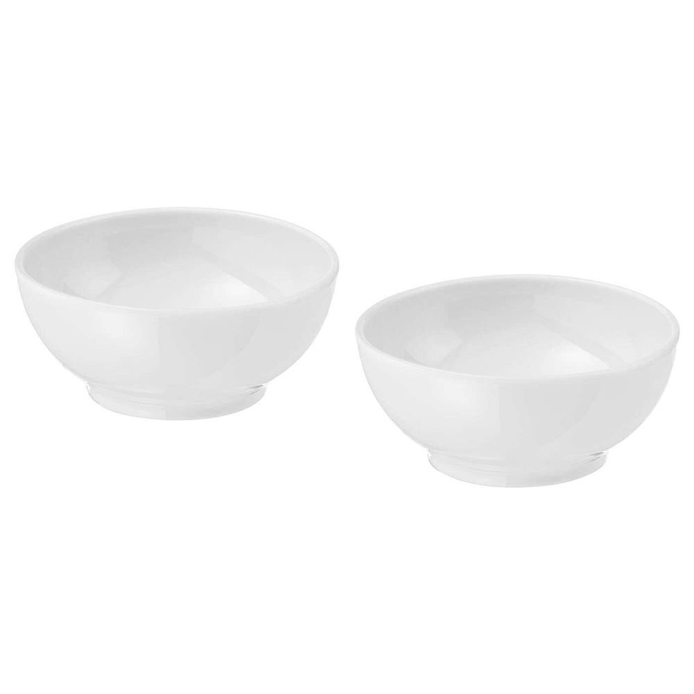 IKEA 365+ Миска, закругленные бока, белая, 9 см