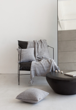 Наволочка декоративная 40x40 Luxberry Lux 65 серый меланж