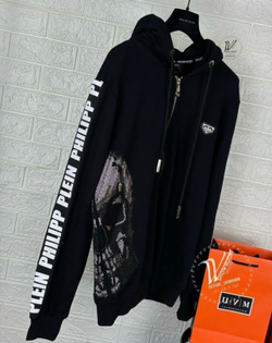 Кофта на молнии Philipp Plein премиум