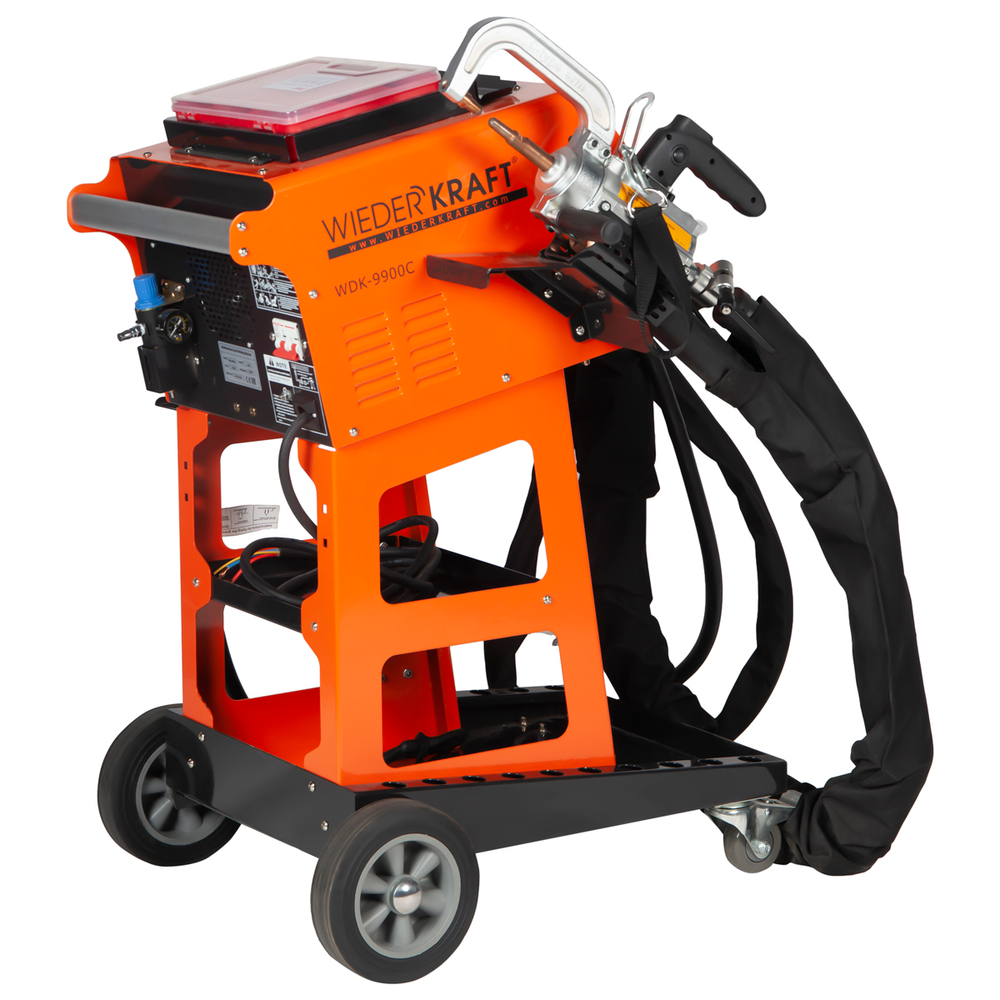 WDK-9900/C Многофункциональный споттер для односторонней и двусторонней точечной сварки, 380В, 27кВА