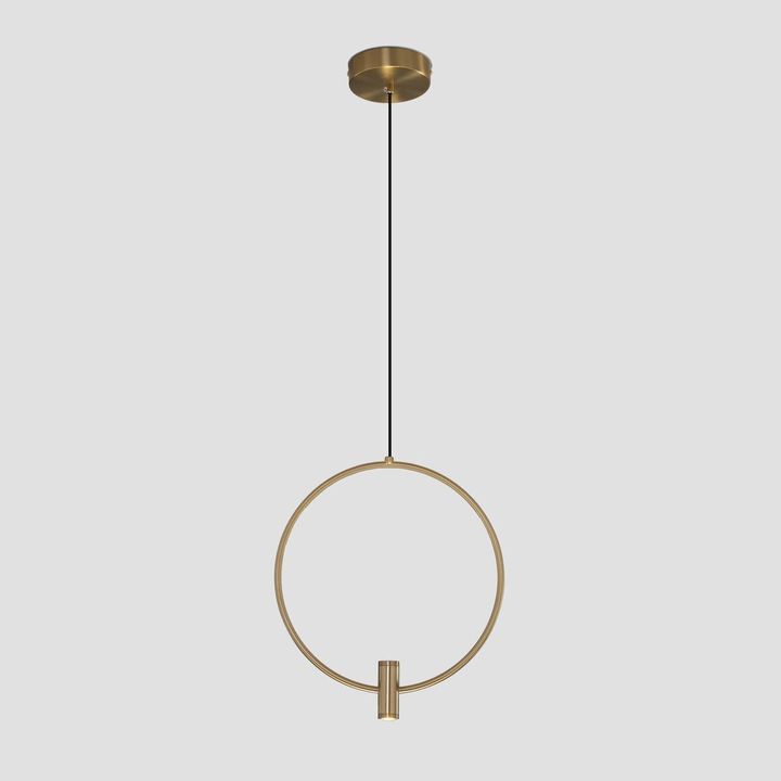 Подвесной светодиодный светильник Eurosvet Layla 50257/1 Led латунь