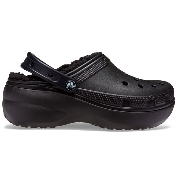 Crocs Classic Platform Lined Clog 'Black'