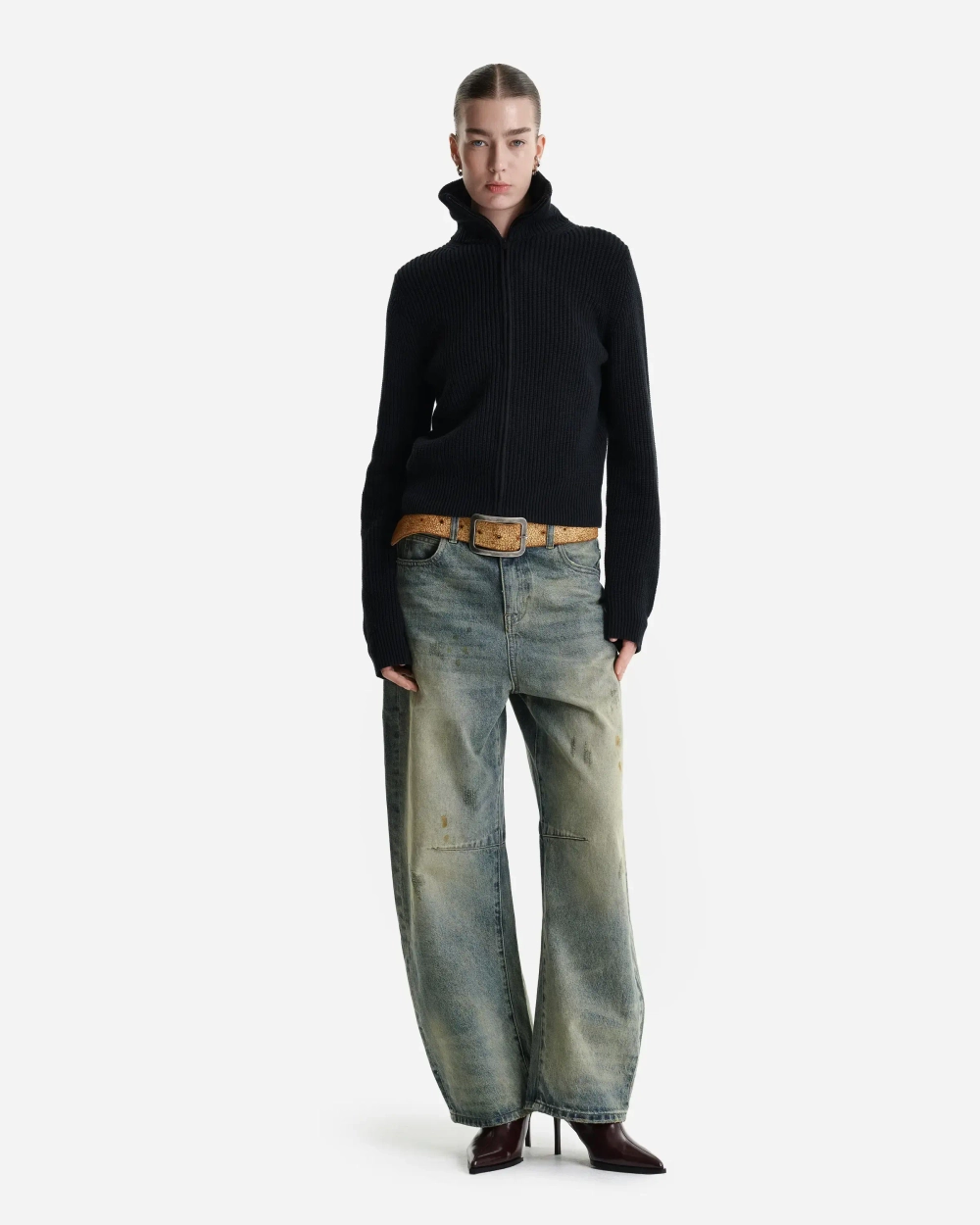 Кардиган на молнии