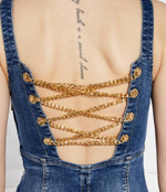 Джинсовое платье Liu Jo - голубой(UA4105 D4876)