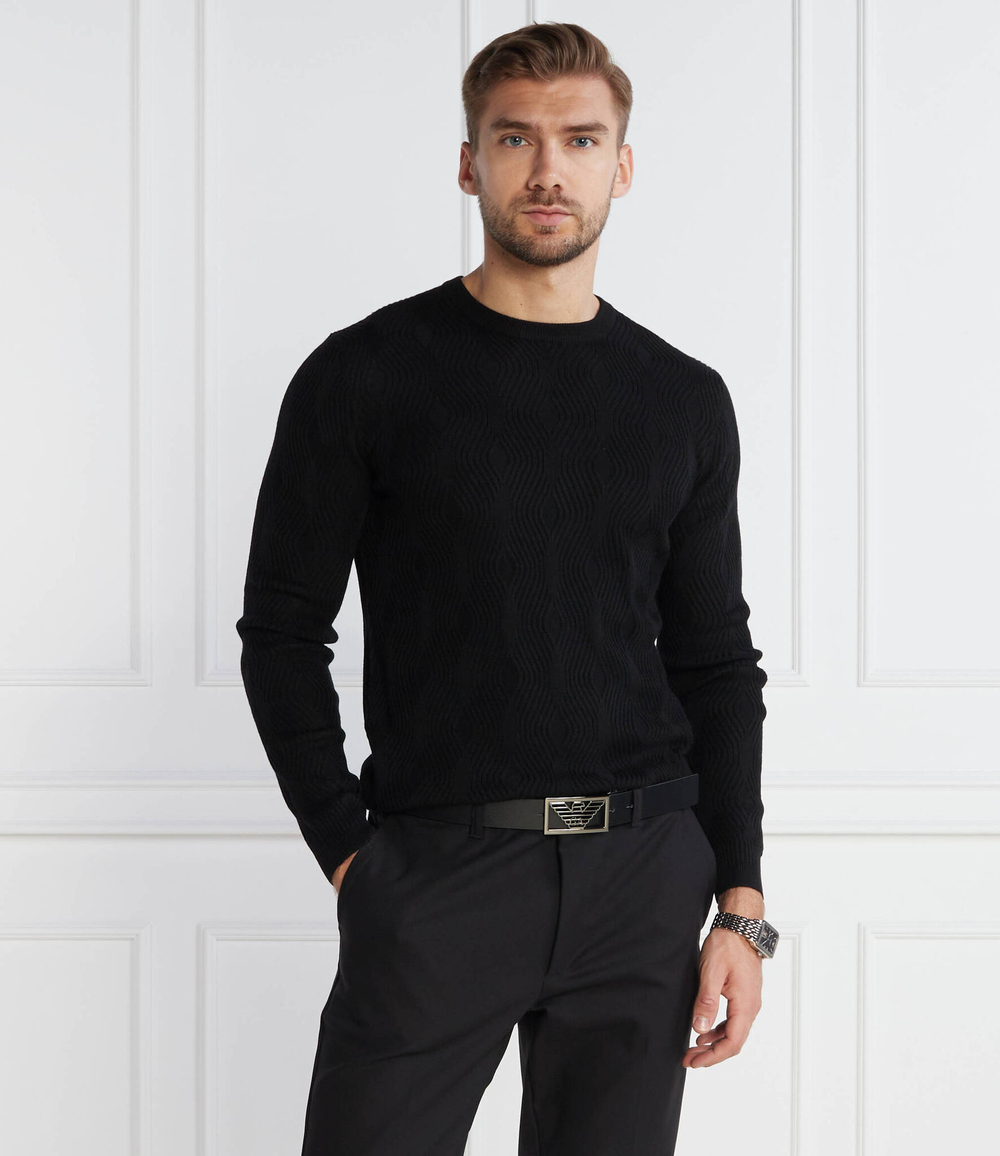 Свитер Emporio Armani - черный(6R1MYC 1MFDZ)