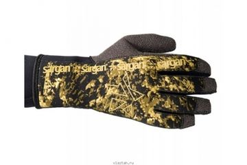 Перчатки для подводной охоты с кевларовой ладонью SARGAN Неман RD2.0 4,5 мм