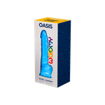 Фаллоимитатор Oasis голубой от WOOOMY (15 * 4,5 см.)
