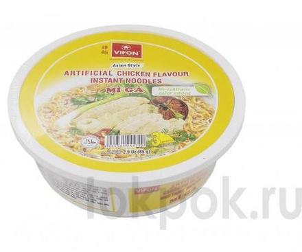 Лапша со вкусом курицы Vifon Mi Ga, 85 гр