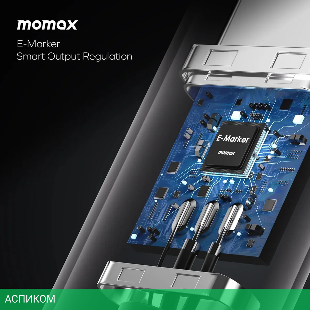 Кабель Momax Elite DC39D USB-C/USB-C 1м Black