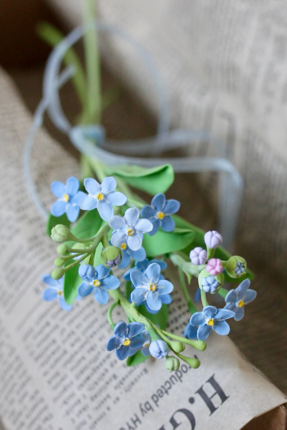 Веточка незабудки (1 шт)