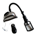 Вакуумная помпа вагинальная с вибрацией Tracker Vaginal Vacuum Pump (Цвет: прозрачный с черным)