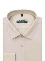 Сорочка GREG Regular fit 510/237/9442/ZN STRETCH "Однотон"