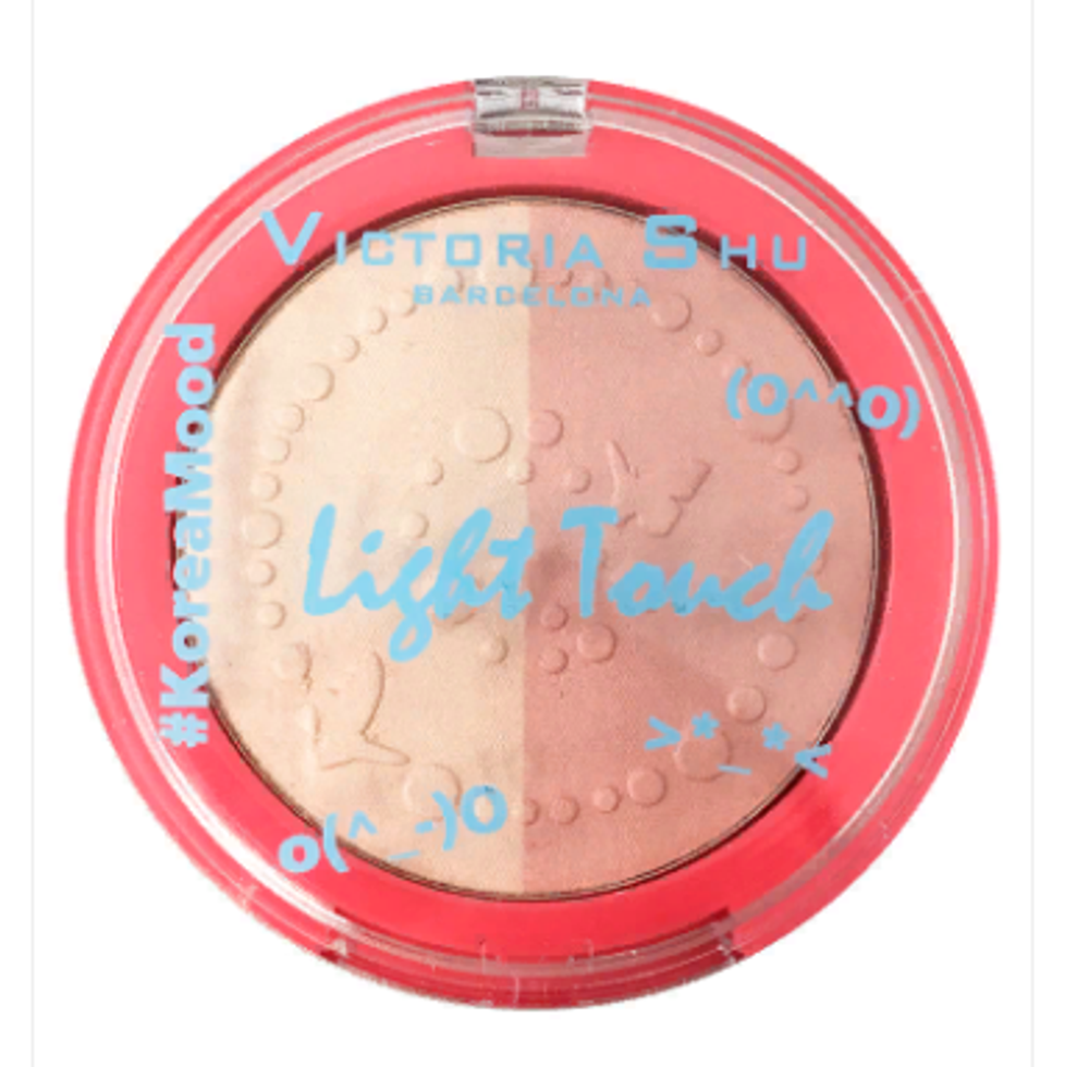 Victoria Shu Тестер Хайлайтер для лица Light Touch #Koreamood, тон №02, Нежный розовый, 9 гр