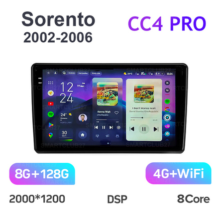 Teyes CC4 Pro 9" для KIA Sorento 2002-2006