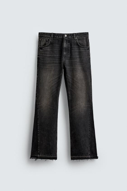 ZARA ДЖИНСЫ FLARE FIT, УГОЛЬНЫЙ