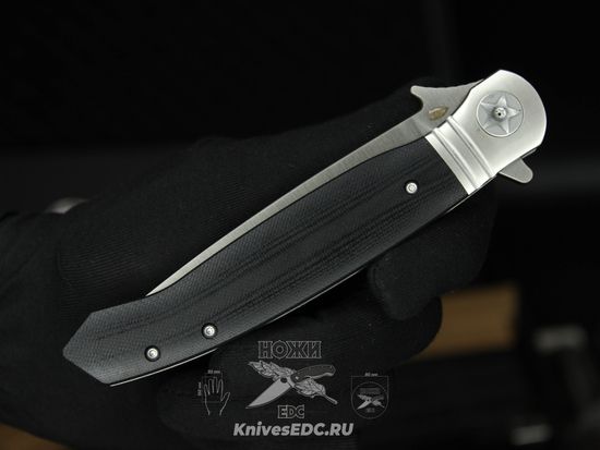 Складной нож REPTILIAN НКВД-01-1 c клинком из стали D2, рукоять G10