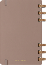 Еженедельник Moleskine SPIRAL (DHSPP2912MWH3) 130х210мм, цвет кофейный
