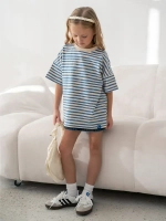 Футболка для девочки в полоску