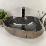 Раковина из речного камня RS-65414 52*38*15 0862