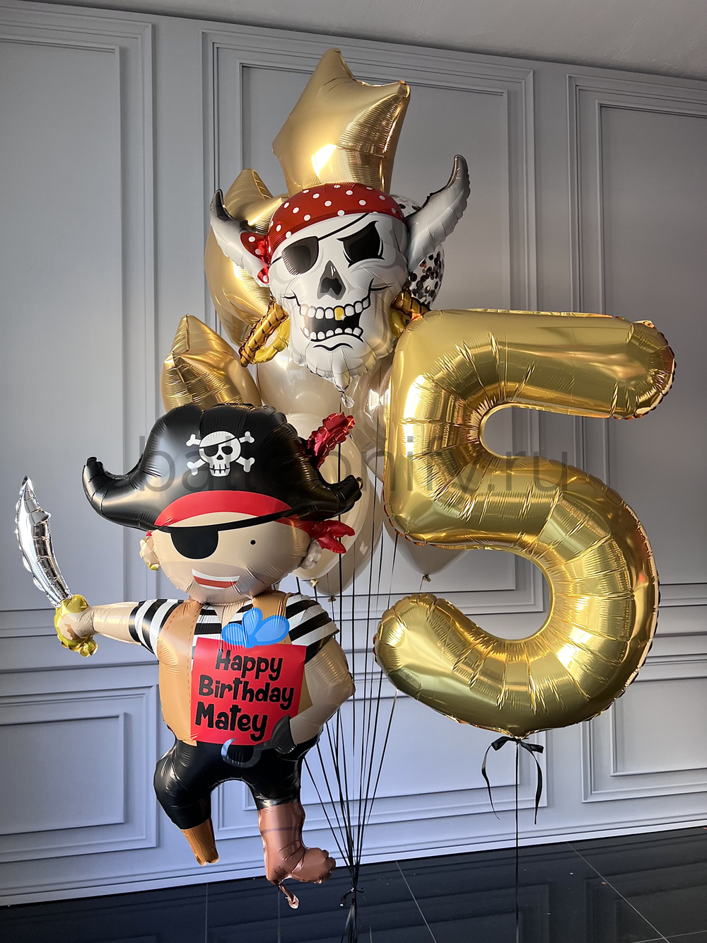 Набор шаров "Пират" Дизайн № 8