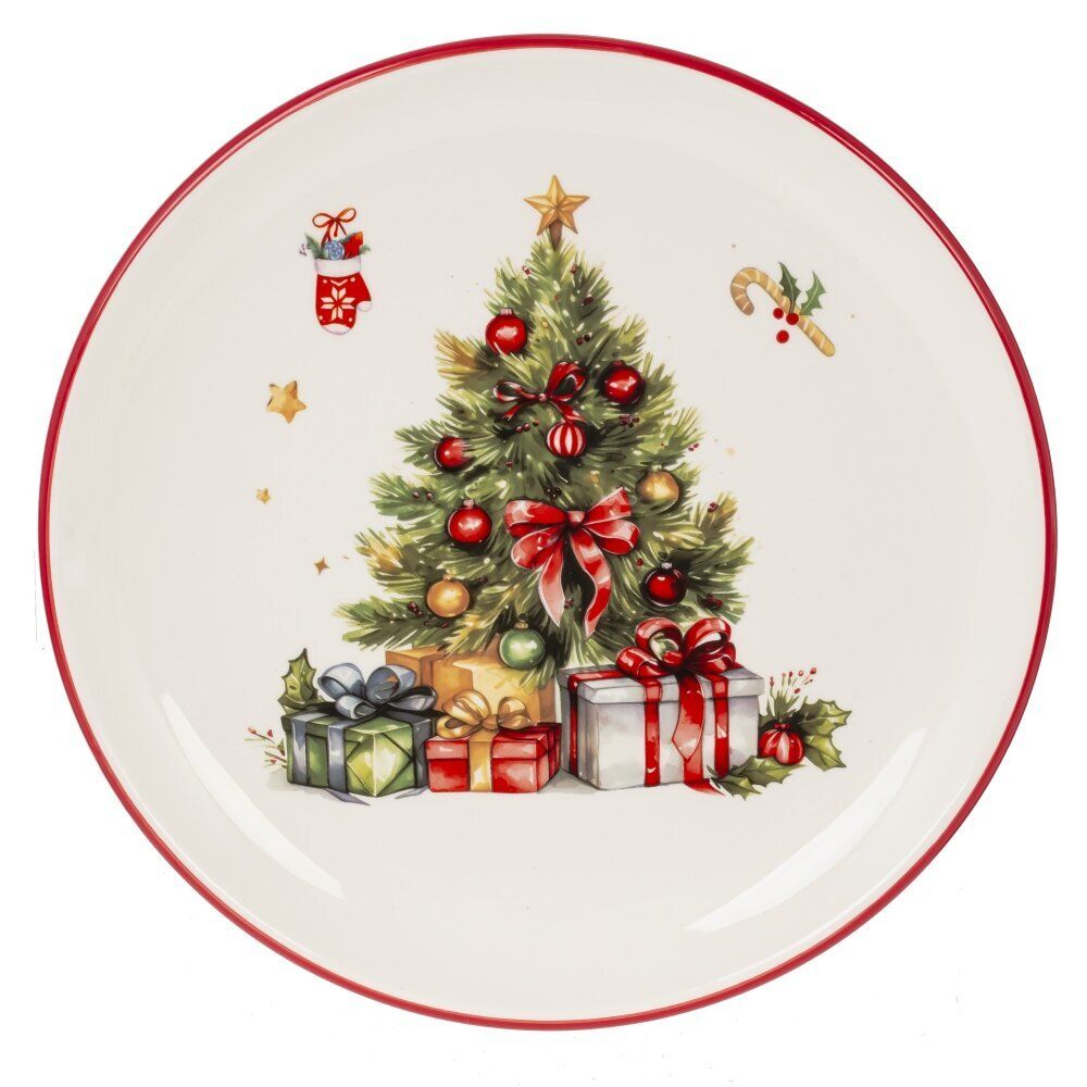 GAEM Тарелка "Елочка", D21 см, L21 W21 H2 см
