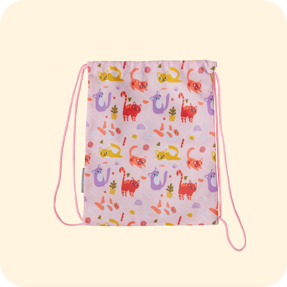 Мешок для сменки. Котики принт