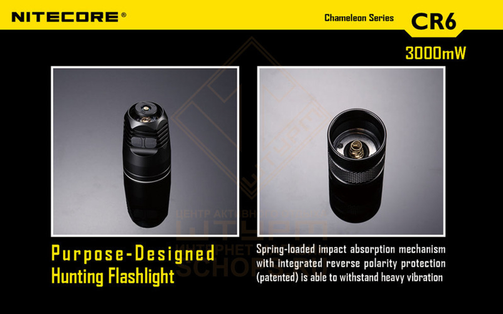 Фонарь Nitecore CR6 Red Light Hunting Kit