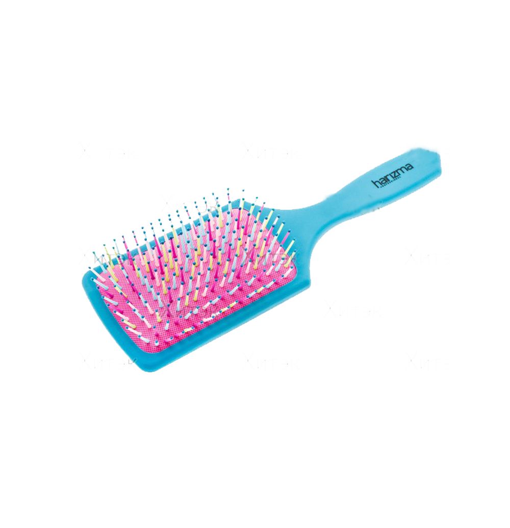 Щетка массажная Harizma Rainbow, широкая, (h10641-1615)