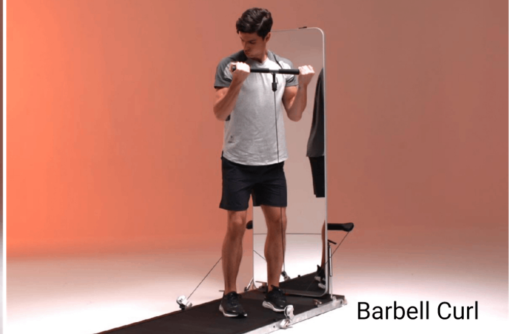 Функциональный тренажер с интерактивным зеркальным дисплеем Splan E+