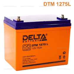 Аккумуляторная батарея Delta DTM 1275 L (12V / 75Ah)