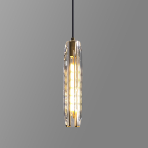 Подвесной светильник MT8851-1H bronze/clear