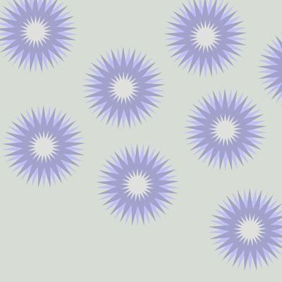 синие цветы на сером фоне