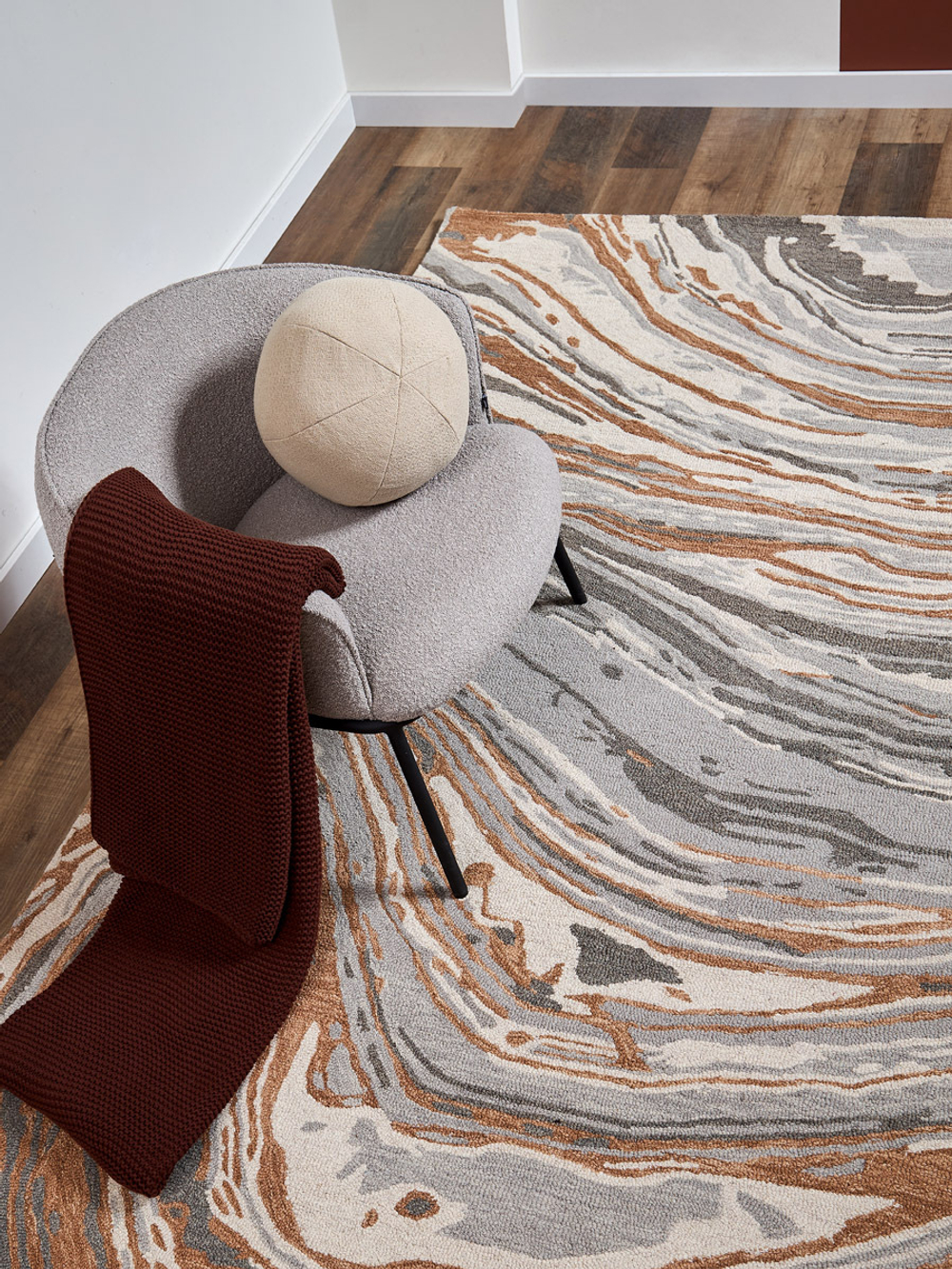 Ковер из шерсти earth из коллекции ethnic