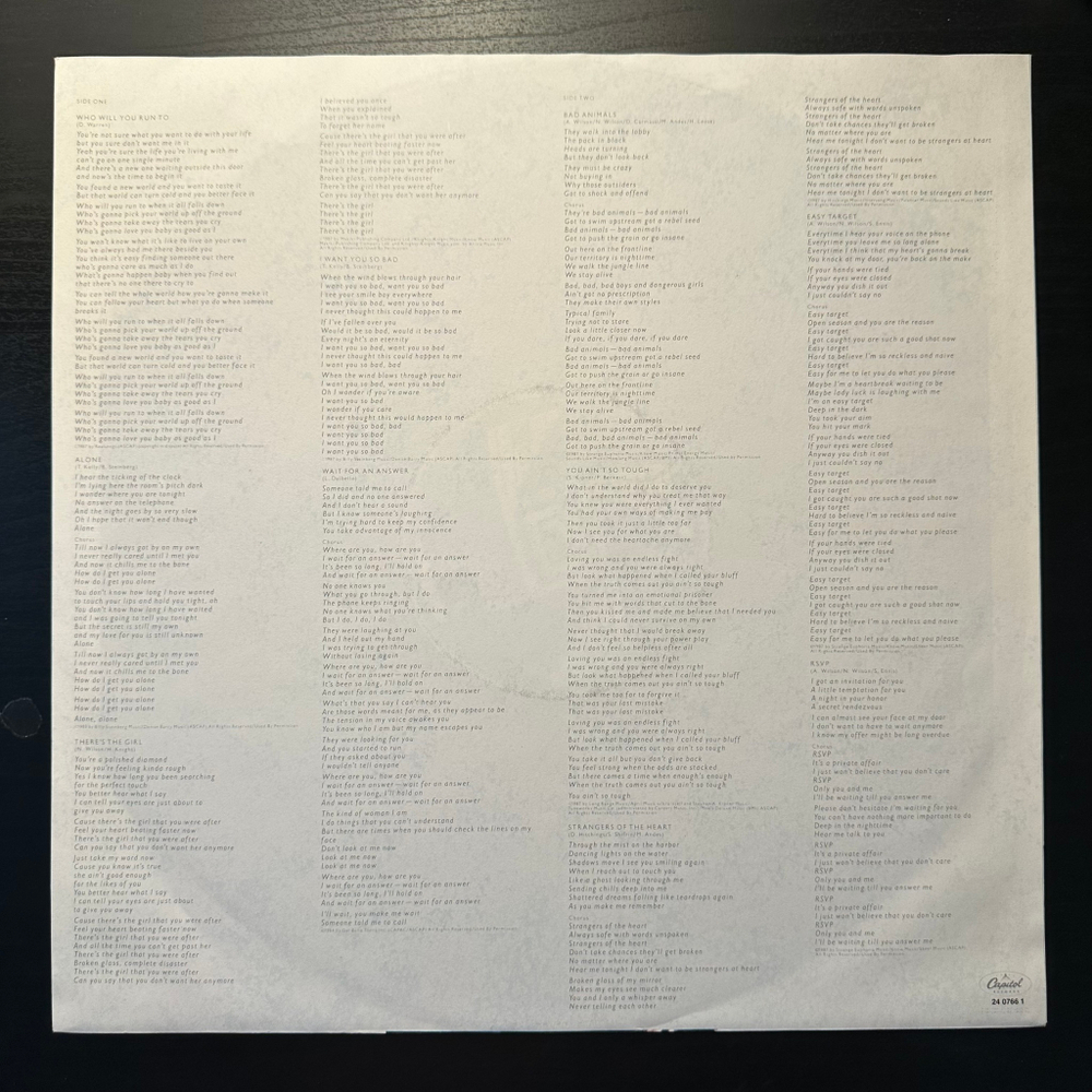 Heart - Bad Animals (Европа 1987г.)