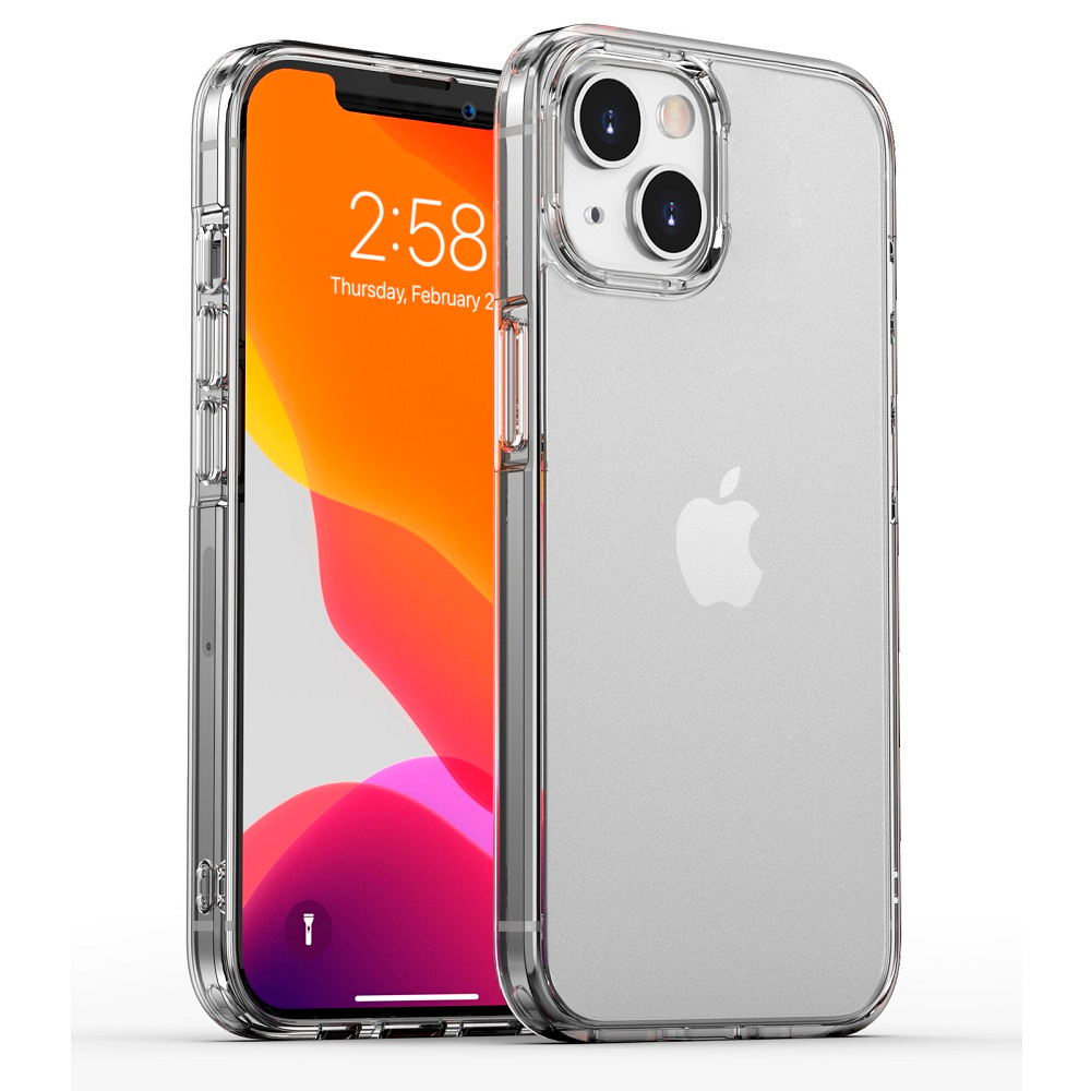 Чехол накладка iPhone 15 6.1" Gurdini Alba Series Protective Clear