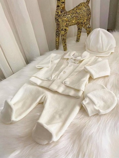 Комплект 5 предметов жакет фрак с кепкой 241-в-5пф