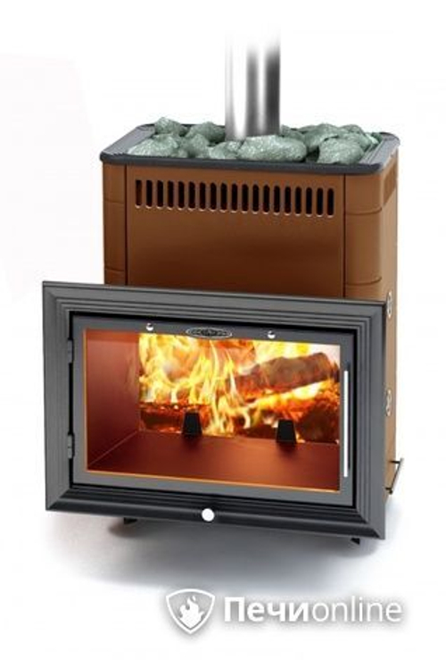 Дровяная печь-каменка TMF Витрувия II Inox БСЭ ТО терракота