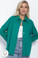 Рубашка Оксфорд (зеленая) Б11252 LT Collection