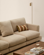 Диван Gala 4-местный из бежевого шенилла