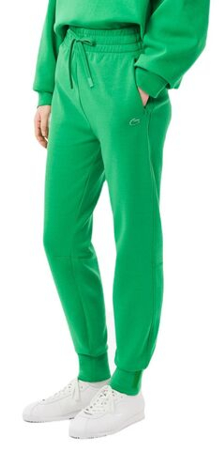 Женские теннисные брюки Lacoste Women's Two-Ply Piqu_
