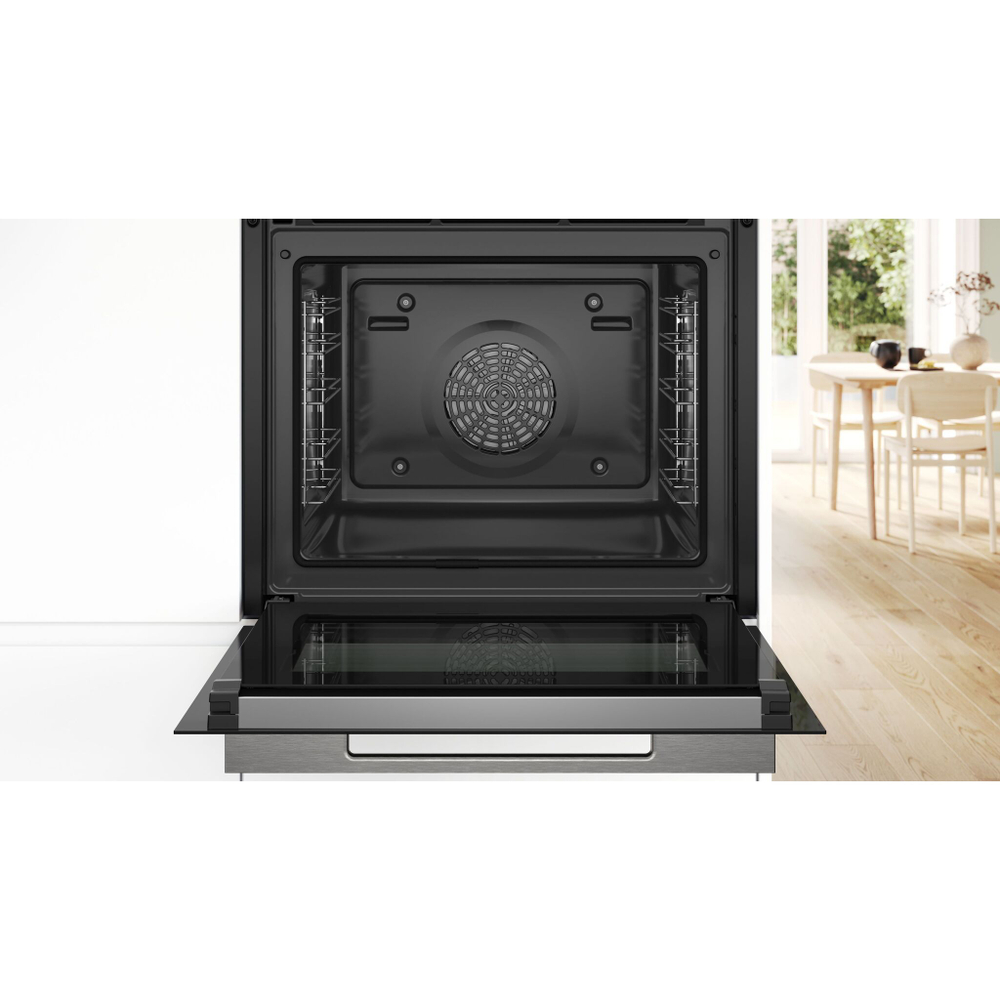 Встраиваемый духовой шкаф BOSCH HBG7764B1, черный