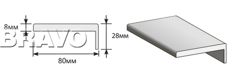 Наличник "Т" 2130*80*8