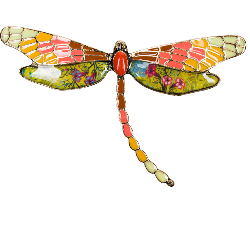 Брошь Shadore Стрекоза XZ0417.10 BR/G