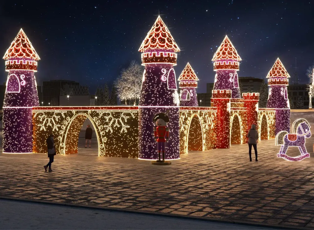 Светодиодная конструкция "Крепость"