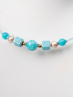 10150191 Колье Роман с камнем