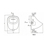 Писсуар "Дельта" без крепл. d 43 (г.Лобня)