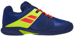 детские Кроссовки теннисные Babolat Propulse All Court Junior - blue/fluo aero